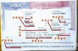 usa visa sample