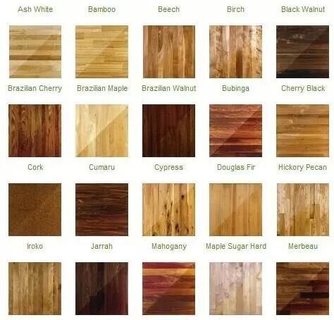 木地板颜色、种类