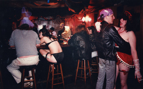 Strippers at the unassuming Clermont Lounge on Ponce de Leon Avenue now vie for attention with rock acts. (Katharine Kolb / Special) 1991