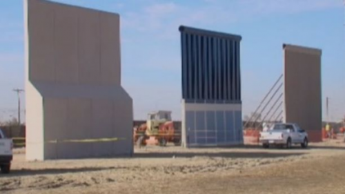 特朗普邊境牆原型閃亮登場 下周開始測試