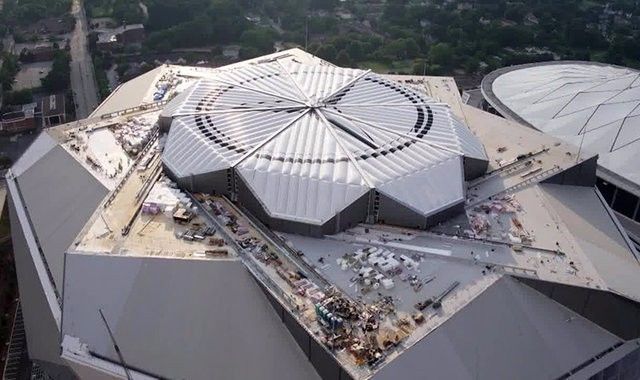2017年美国大满贯赛事奔驰体育场已在亚特兰大完工