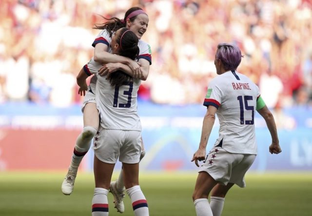 美國兩球力克荷蘭 四奪女足世界盃冠軍