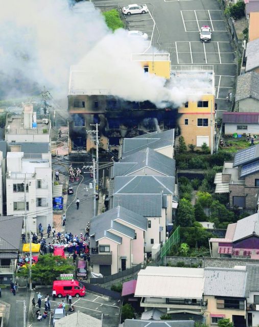 動畫史上最黑暗的一天 日本京都動畫遭縱火 33人死亡
