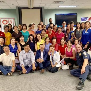 亞城華裔社區與Gwinnett郡警局合辦首次女子徒手防身術訓練班！訓練歸來，各個成女將！