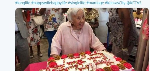 纽约老太庆107岁生日 她的长寿秘诀你绝对想不到！