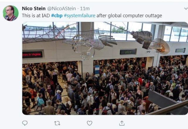 全美海關電腦大宕機 入關大排長龍 紐約、LA多機場受影響