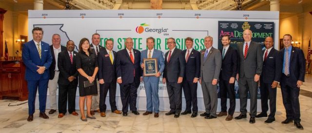 《區域發展雜誌》：喬治亞州連續六年被譽為「全美最佳經商之州」