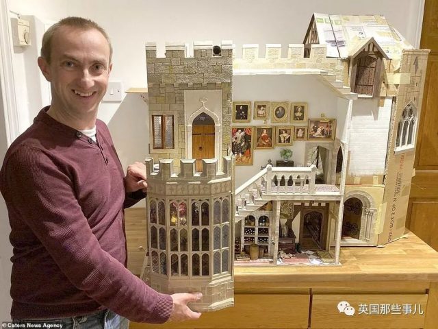 12岁打算跟老爸做一间迷你城堡，现在他42岁，做成的城堡惊叹了！！