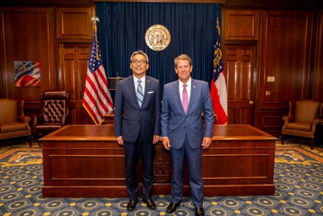 蔡偉總領事拜訪喬治亞州，並與亞特蘭大僑界共慶中華人民共和國成立70周年！