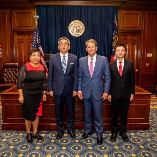蔡偉總領事拜訪喬治亞州，並與亞特蘭大僑界共慶中華人民共和國成立70周年！