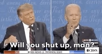 「你傻逼！你閉嘴！」 倆老人口水戰 美總統大選首場辯論混亂中落幕