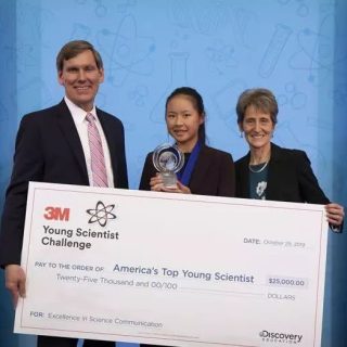 圣地亚哥14岁华人女孩获美国顶尖青年科学家，姐姐也曾当选！一门双杰！