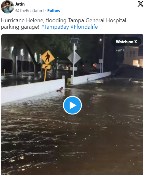 恐怖飓风海伦横扫六州！至少30人死亡，400 万人停电，最可怕的还没有结束